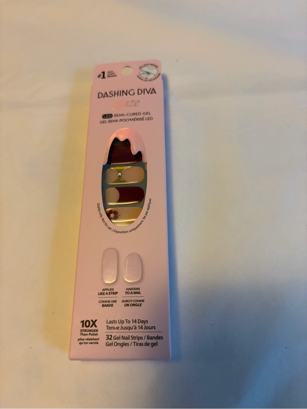 Dashing Diva Semi-Cured Gel Press-On Nail Strips–Decisions
